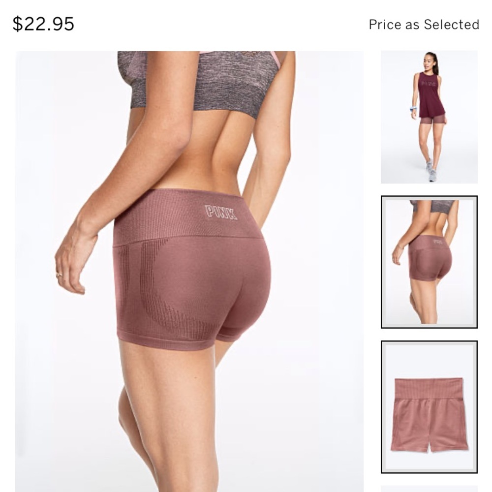 Pink Biker Short
